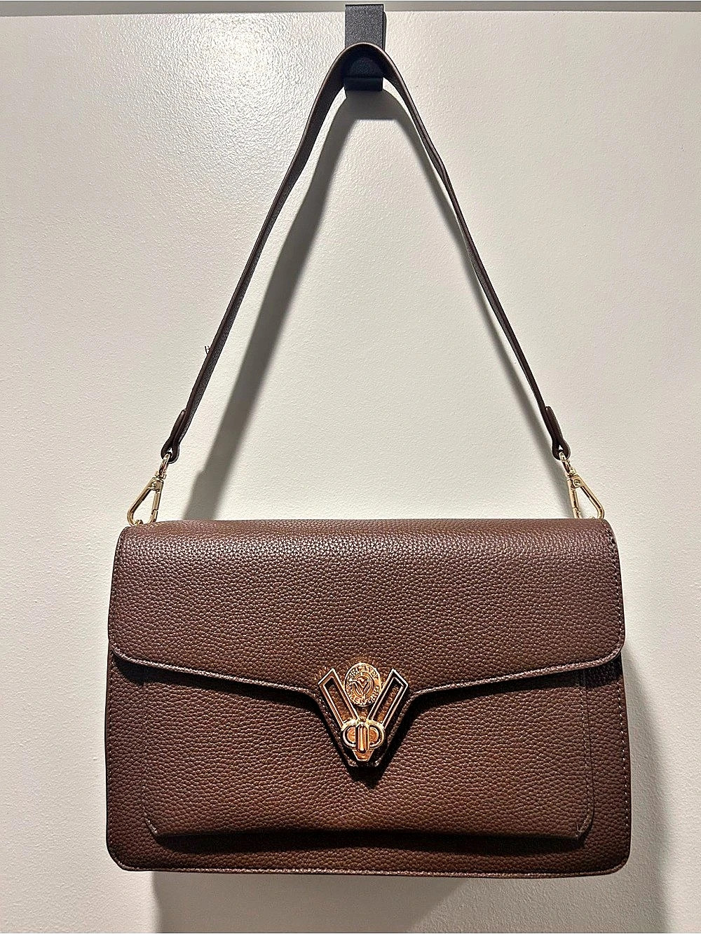 Valentino Orlandi Roma Pebbled Shoulder Bag Like New